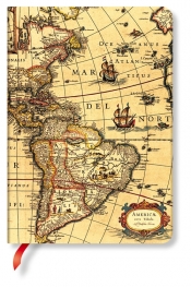 Notatnik Early Cartography Western Hemisphere Midi Lined