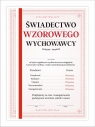 Świadectwo A4 wzorowego wychowawcy - pasek 10szt