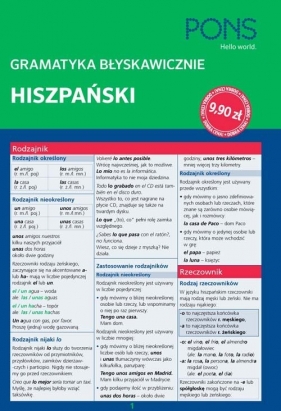 Gramatyka błyskawicznie hiszpański
