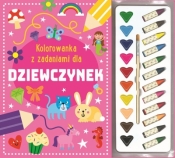 Kolorowanka z zadaniami dla dziewczynek - Opracowanie zbiorowe