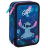 Coolpack, Piórnik podwójny z wyposażeniem Jumper 2 Disney Blue - Stitch