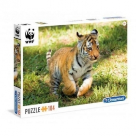 Puzzle 104 WWF Tygrys