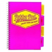 Kołozeszyt Pukka Pad Project Book neon b5 200k krata różowy 7298-neo sq