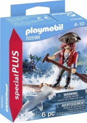 Playmobil, Pirat z tratwą i rekinem młotem (70598)