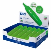 Zakreślacz Capsule Fluo zielony (12szt) MILAN