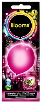Balony Led - różowe