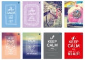 Zeszyty Disney Keep Calm A5 krata 60