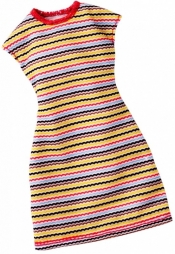 BARBIE Modne sukienki, K olorowe prazki (FCT12/DWG12P)