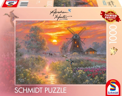 <img src='https://webimage.pl/pics/983/8/d4001504588090.jpg' style='height:440px' /> Puzzle 1000 PQ abraham hunter spokojny wieczór 114381