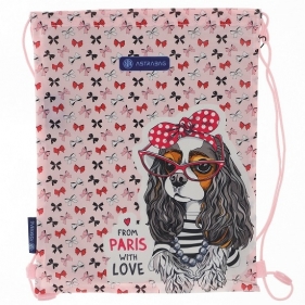 Worek na buty Astra - Sweet Dogs with Bows (507021014)