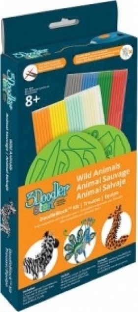 3Doodler zestaw szablonów dzikie zwierzęta