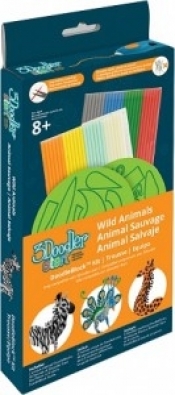 3Doodler zestaw szablonów dzikie zwierzęta