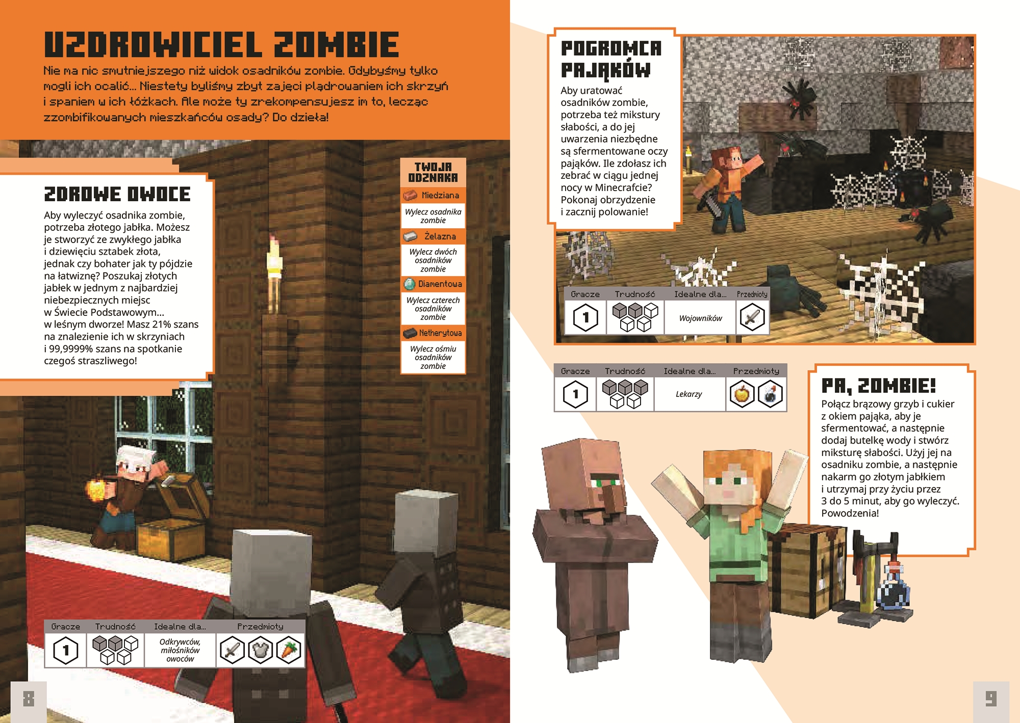 Minecraft. Wyzwanie przetrwanie. Zostań bohaterem