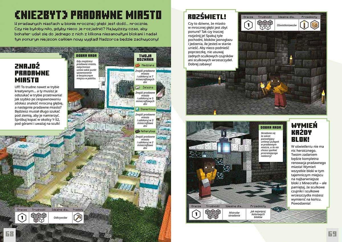 Minecraft. Wyzwanie przetrwanie. Zostań bohaterem