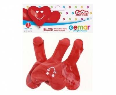 Balony premium serca 3szt