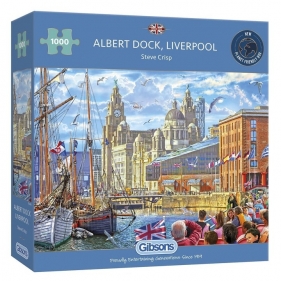 Gibsons, Puzzle 1000: Royal Albert Dock, Liverpool - Anglia (G6298) - Steve Crips
