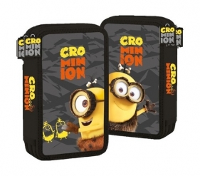 Piórnik podwójny z wyposażeniem Minionki Jaskiniowcy