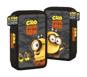 Piórnik podwójny z wyposażeniem Minionki Jaskiniowcy