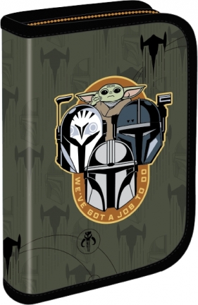 Coolpack, Piórnik jednoklapkowy bez wyposażenia Clipper Disney Core - Mandalorian (F076781)