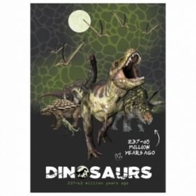 Album do naklejek A5 dinozaur