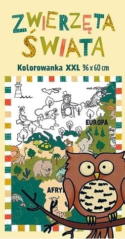 Kolorowanka XXL. Zwierzęta świata