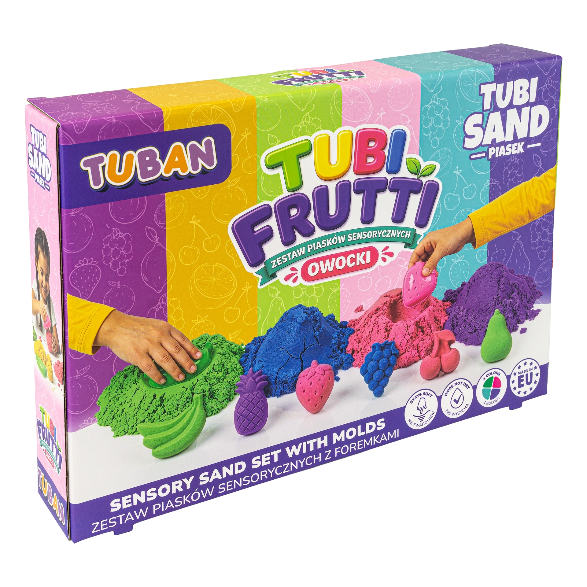 Tubi Frutti Owoce - zestaw piasków sensorycznych