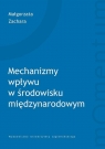 Mechanizmy wpływu w środowisku międzynarodowym  Małgorzata Zachara