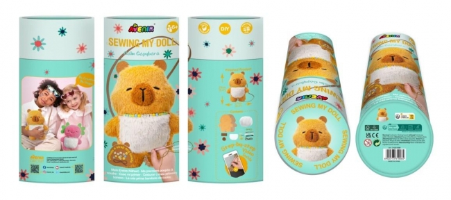 <img src='https://webimage.pl/pics/984/9/d6920773319984.jpg' style='height:440px' /> Uszyj własnego pluszaka - Spokojna kapibara