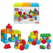 MEGA BLOKS Pociąg edukacyjny 123 (DKX60)