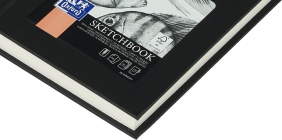 Szkicownik Oxford Sketchbook Artistic A6/96k szyty - czarny