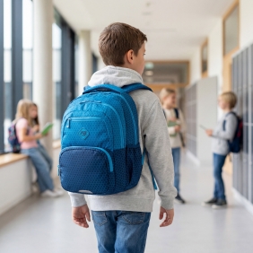 Astrabag, Plecak Hexagon - Blue Ombre, AB200