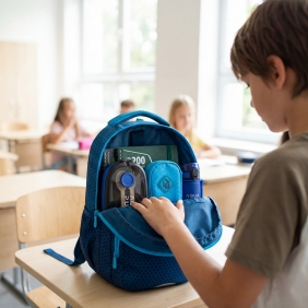 Astrabag, Plecak Hexagon - Blue Ombre, AB200