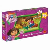 Jesień - Dora Poznaje Świat - puzzle 90 (1098)