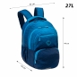 Astrabag, Plecak Hexagon - Blue Ombre, AB200