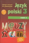 Między nami 3 Język polski Zeszyt ćwiczeń Część 2 gimnazjum Łuczak Agnieszka, Prylińska Ewa