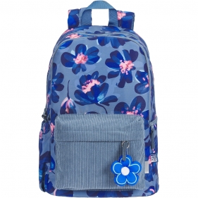 Plecak szkolny Oxford Bloom - niebieski