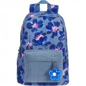 Plecak szkolny Oxford Bloom - niebieski