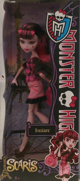 Lalka Draculaura Monster High Miasto Strachu - <br />