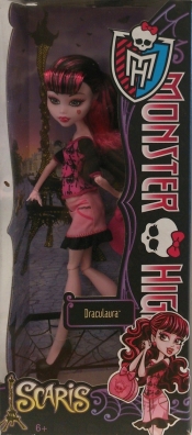Lalka Draculaura Monster High Miasto Strachu - <br />