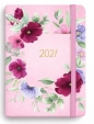 Kalendarz 2027 Botanical A5 dzienny azalia róż