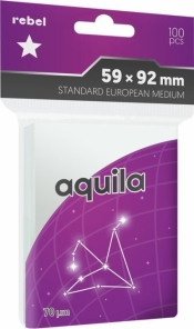 Koszulki na karty 59x92mm Aquila 100szt REBEL