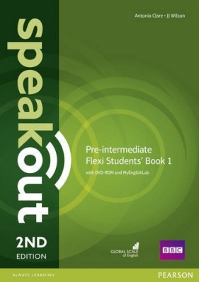 Speakout 2ed Pre-Intermediate Flexi 1 Coursebook with MyEnglishLab