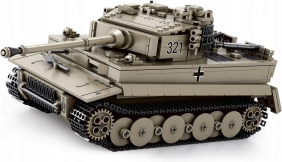 Klocki konstrukcyjne - Tiger I, 1138 el. (77031)