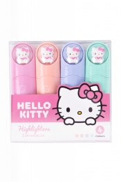 Coolpack, Zakreślacze mini Hello Kitty - Pink 1, 4 szt (12986PTR)