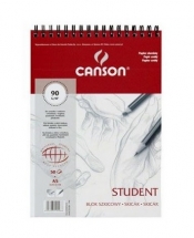 Blok rysunkowy Canson A5/50 arkuszy 90g, na spirali (100553696)