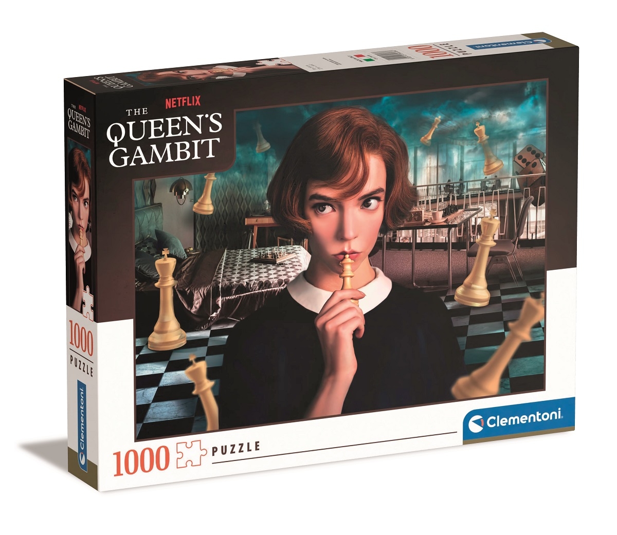 Clementoni, Puzzle 1000 el. - Netflix Queen's Gambit (39698)