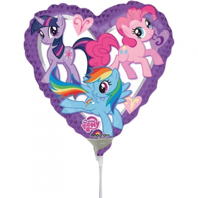 Mini shape. Balon foliowy My Little Pony serce