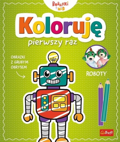 Koloruję pierwszy raz. Roboty