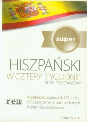 Hiszpański w 4 tygodnie. Kurs podstawowy + CD