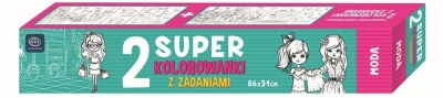 Super kolorowanka z zadaniami Moda